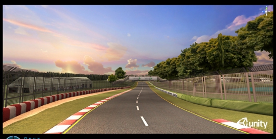 Australian GP track created for ios game and demoed at the GP in 2012